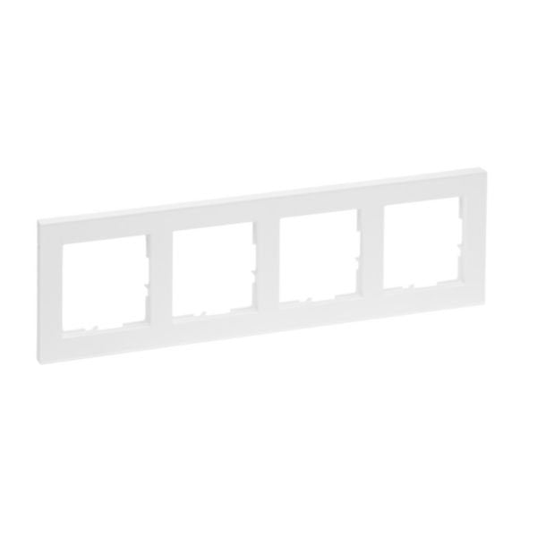 Legrand 765184 Seano + 4-VÍAS Frame In Der Finish Colour Ultrawei