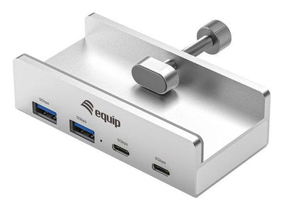 Equip Hub USB-C 128967A 2x USB-A 2x USB-C Clip Adjustable — image 1