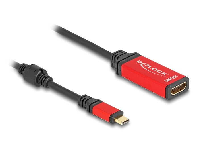 Delock 60053 Adapter USB Type-c™ a HDMI (modo DP Alt) 8K 60 HZ With Función Hdr Red