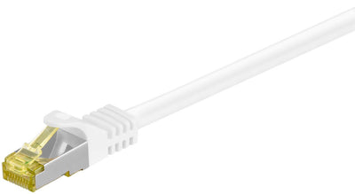 Goobay RJ-45 CAT.7 0.25M Network Cable 0,25M S/FTP (s-STP) White — image 1