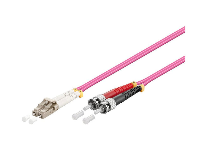 Good Connections Network Cable Lwl Duplex OM4 (multimode, 50 125) Lc St, Lszh, Austauschbare Polarität, 7,5M,