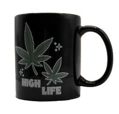 Mad Monkey - Mug High Life Weed - With Farbwechsel