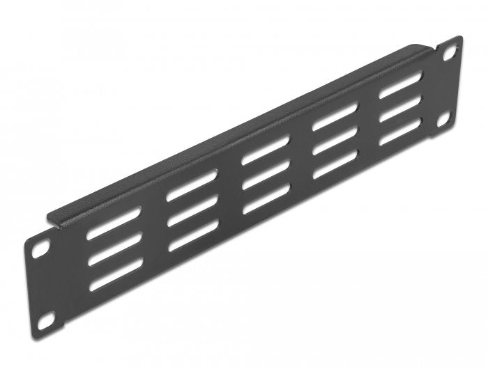 Delock Panel Gabinete Network 10 With Ranuras Ventilación Horizontal 1U Black