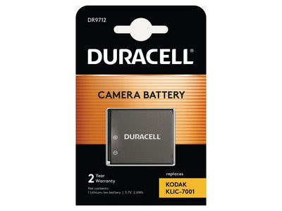 Duracell Digital Camera Battery 3.7V 700MAH Replaces Kodak KLIC-7001 DR9712 — image 1