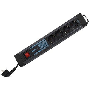 Rev 0015462513 Base Múltiple 2,5M 4 Salidas AC Black