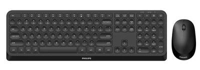 Philips Keyboard English + Mouse 3000 Series SPT6307B/31 Included RF Wireless QWERTY Black — image 1
