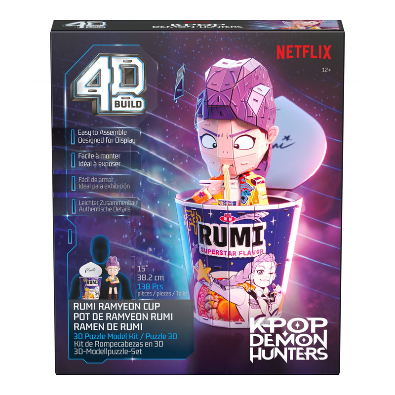 Spinmaster 4D Build - K-pop Demon Hunters - Rumi Im Ramen-becher 6077588