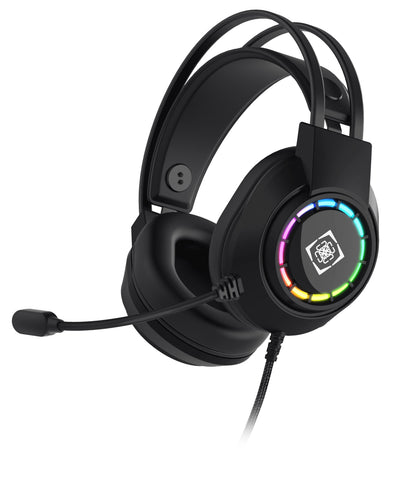 Deltaco Headset Gaming Stereo DH2020 USB RGB Black — image 1