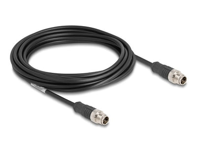 Delock 80865 Cable M12 Codificado X 8 Pin Male a Male Pvc 5M — image 1