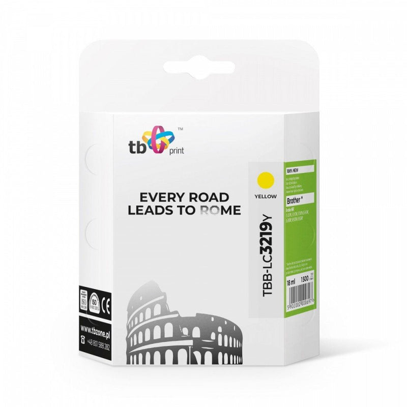Ink Compatible Brother MFC-J53 30DW Yellow TBB-LC3219Y