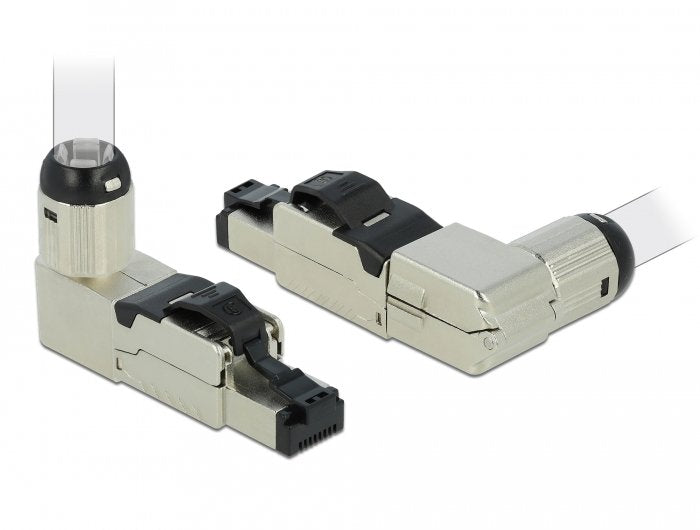 Delock 86489 Assembly Plug RJ45 CAT.8.1 Metal Sesgado