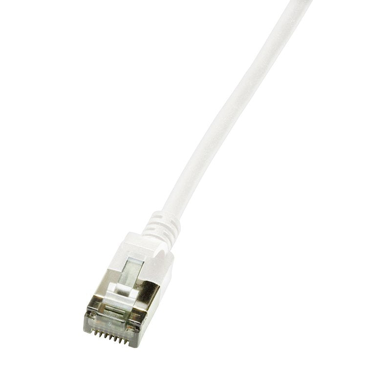 Logilink Patchkabel CAT.6A STP Tpe Slimline White 0,5M