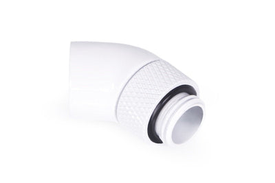 Alphacool Adapter Ángulo Eiszapfen 45 ° Rotating G1/4 Ag a G1/4 Ig - White Conexiones 17487 — image 1