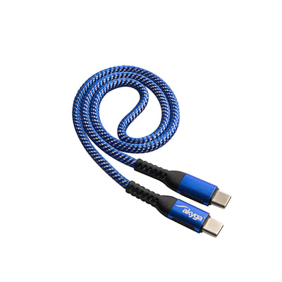 Akyga USB Cable AK-USB-36 USB Type-c M USB Type-c M Ver. 2.0 100W 0.5M — image 1