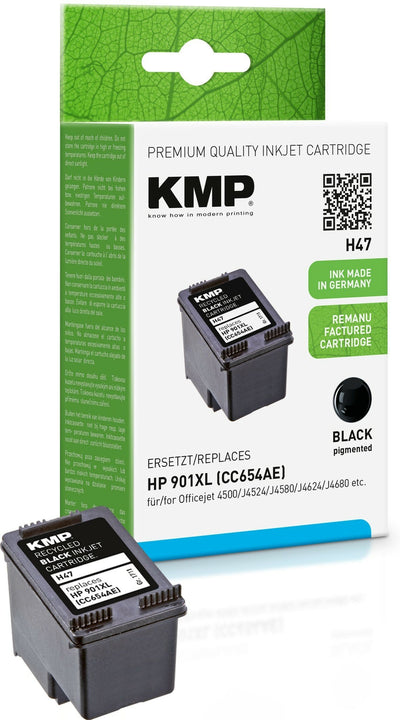 Kmp Ink Compatible 901XL H47 Black 1 Pieces — image 1