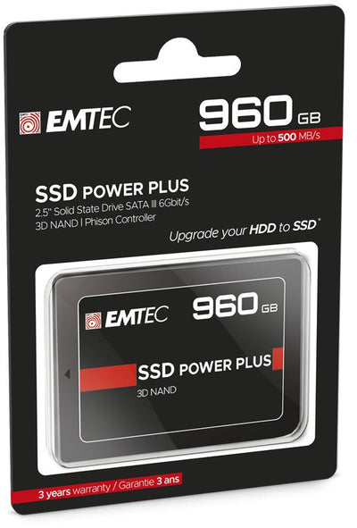 Emtec Drive SSD 960GB Power Plus X150 2,5 (6.3CM) SATA III — image 1