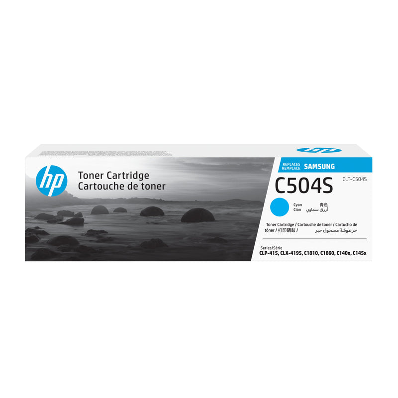 Samsung Genuine Toner Cyan Printers Que Usen CLT-C504S - 1800 Paginas - Compatible Segun Especificaciones