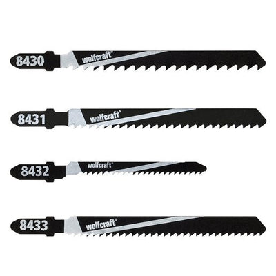 Wolfcraft Set Of 10 Hojas Saw Calar, Vástago T 8430000 — image 1