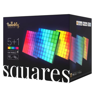 Twinkly Squares Panel Smart Black Wi-Fi/Bluetooth — image 1