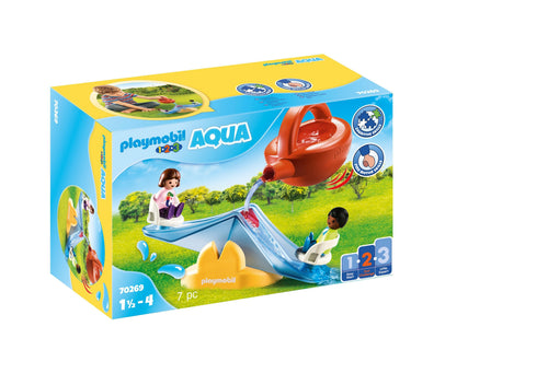 Playmobil 1 2 3 Balancín Water Aqua With Watering Can 70269 — image 1