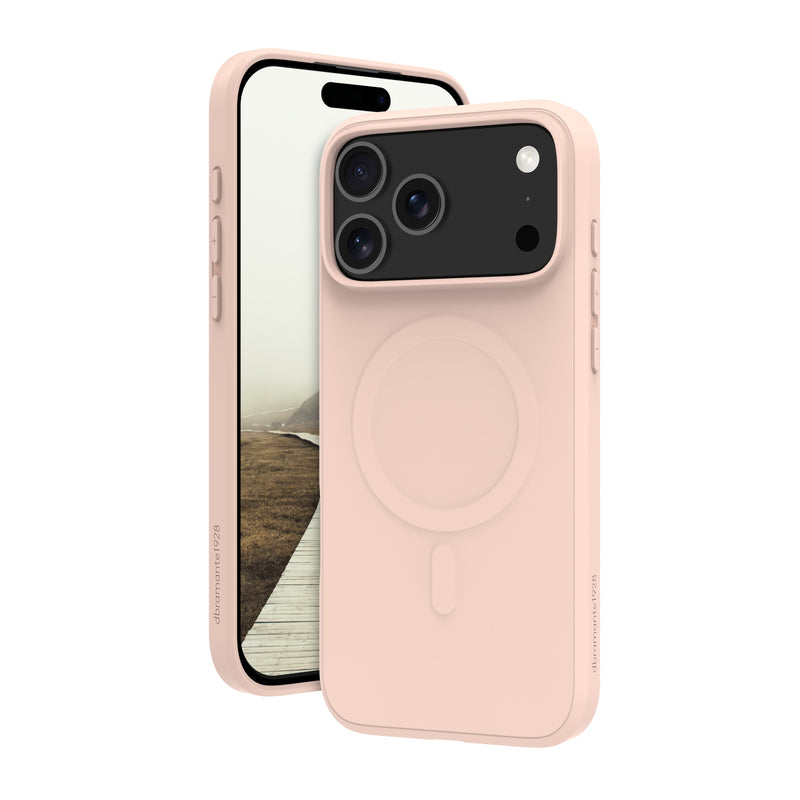DBRAMANTE1928 Greenland Pro Housing Rear Phone Mobile Phone Compatibilidad With Magsafe Plastic Arena Pink App