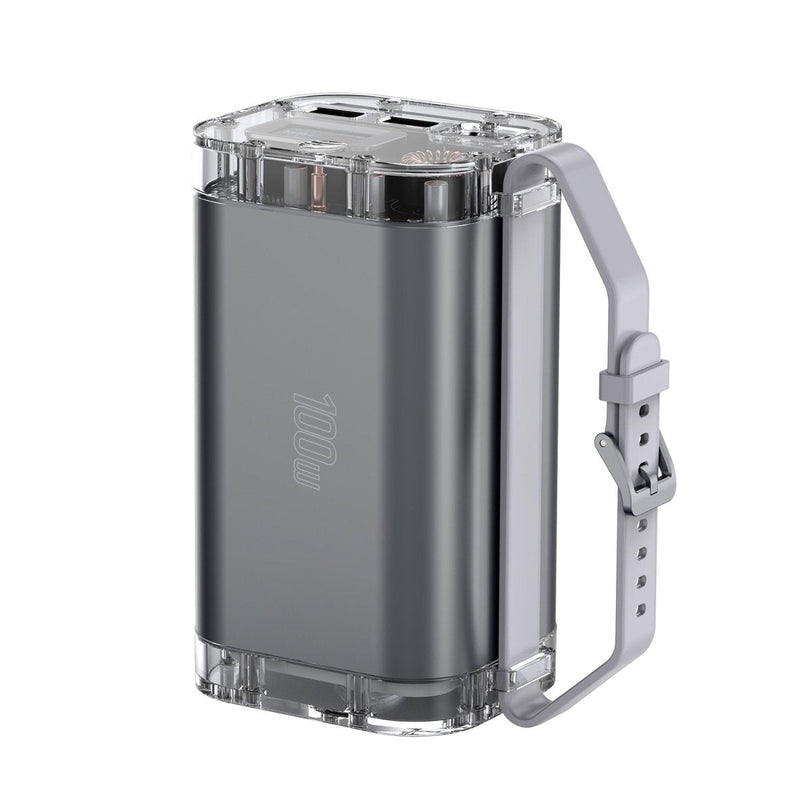 4SMARTS Powerbank Lucid Ultra 40000MAH 100W Grey