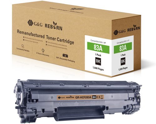 G&g Reborn-toner Compatible With HP 83A / CF283A
