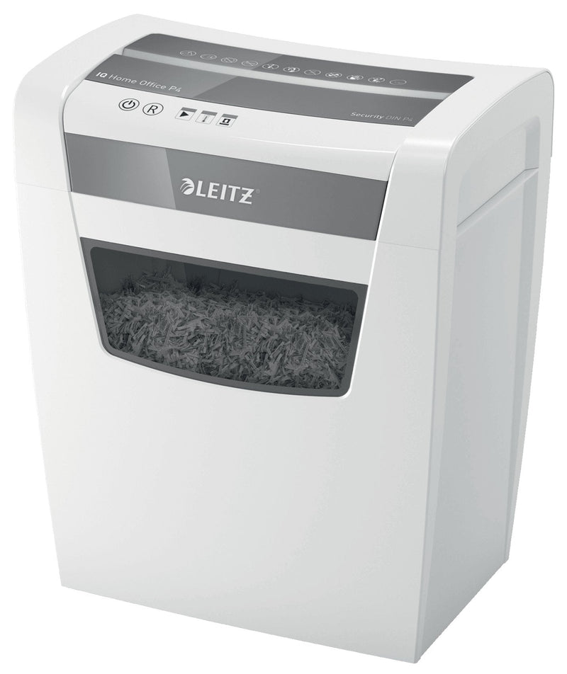 Leitz Iq Home Office P-4 Triturador Paper Corte Partículas 22CM White