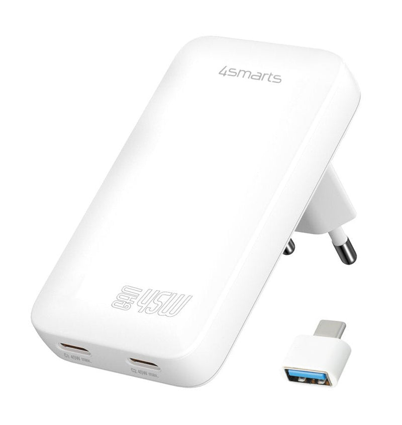 4SMARTS 542045 Charger Dispositivo Mobile Phone Universal White Power Alterna Indoor