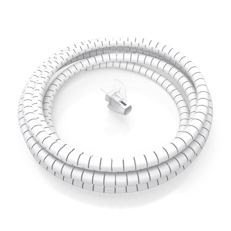 Aisens Organiser Cable Espiral 25MM, White 1.0M