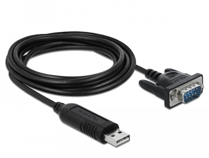 Delock Adapter USB 2.0A Serial RS-485 With Protection Esd 15 Kv And Compacta Housing Connector Serial