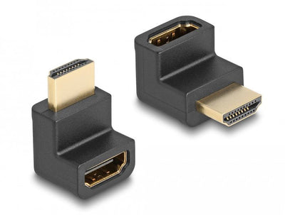 Delock High Speed HDMI With Ethernet Adapter Stecke/Female Angular 8K 60 HZ — image 1