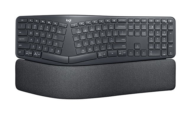 Logitech Teclado German Ergo K860 RF Inalámbrico + Bluetooth Qwertz Graphite