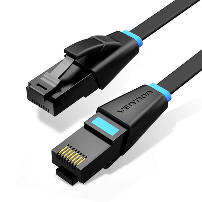 Vention Flat CAT.6 UTP Patch Cacabl Ble 35M Black