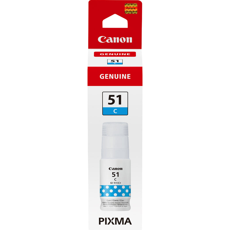 Canon Bottle Genuine Ink GI-51 Cyan