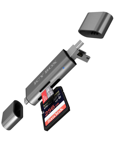 Icy Box Card Reader External IB-CR200-C Antracita USB 2.0 — image 1