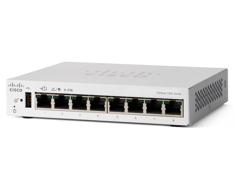Cisco C1200-8T-D Switch Gestionado L2/L3 Gigabit Ethernet (10/100/1000) White