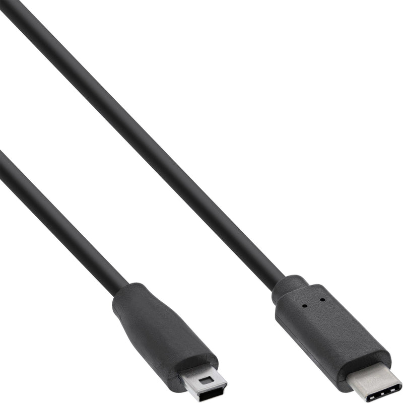 Inline® USB 2.0 Cable USB-C Male / Mini-b Male (5PIN), Black 5M