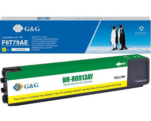 G&g Ink Compatible With HP 913A F6T79AE Yellow