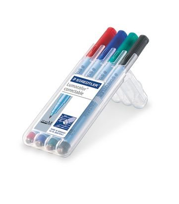 Staedtler Markers Lumocolor Correct M 4ST — image 1