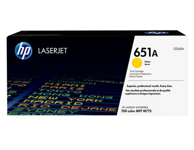 HP Genuine Toner 651A Yellow CE342A — image 1