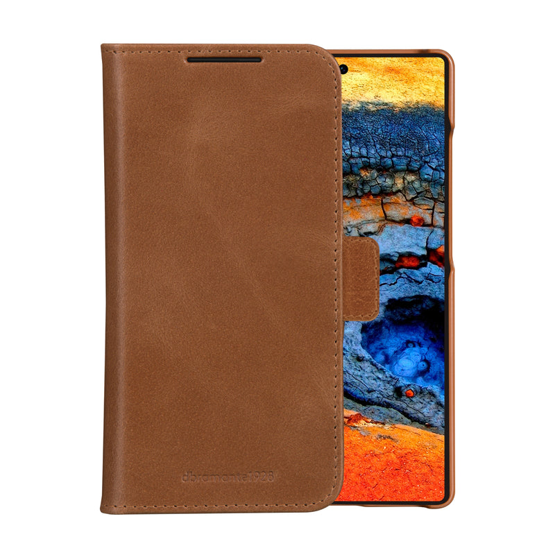 DBRAMANTE1928 Lynge Case For Galaxy S25 Ultra 17,3CM (6.8) Book Bronceado