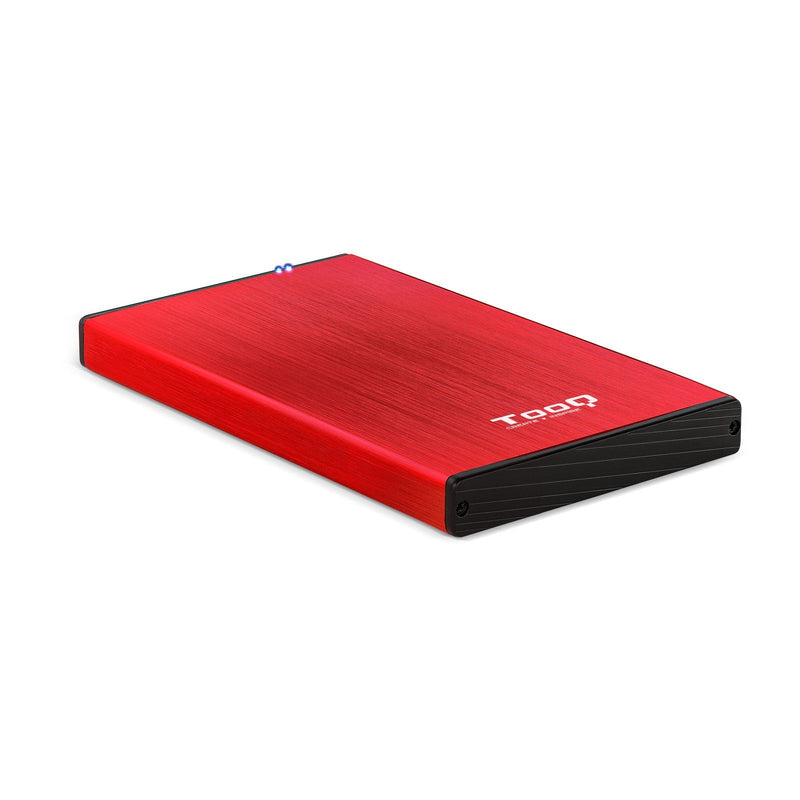 TooQ Housing External HDD/Sdd 2.5 Up To 9,5MM SATA USB 3.0 - Red
