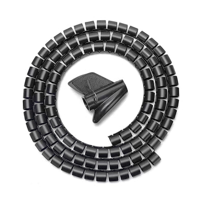Aisens Organiser Cable Espiral 25MM - 1M - Black — image 1