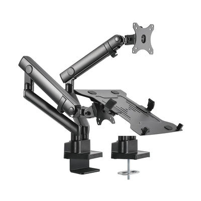 Aisens Desk Mount Pro Contrapeso Rotating And Tilt Laptop And Monitor (17-32) - Colour Black — image 1