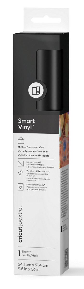 Cricut Smart Vinyl Permanent Joy Xtra 24,1X91,5CM 1 Sheet (black) — image 1