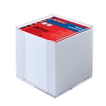 Herlitz Box Cards 9X9X9CM 700 Hojas White Transp.