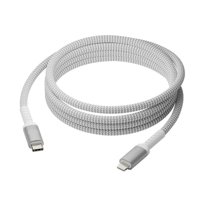 DBRAMANTE1928 Re-charge Cable Lightning 24 Pin USB-C Male a Lightning Male 2.5M Cable Trenzado 100 % Plastic R — image 1