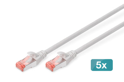 Digitus Cable S-FTP CAT.6 Cu Lszh Awg 27/7 Lenght 20M 5 Pcs Grey — image 1