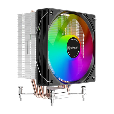 Unykach Refrigeración CPU Unycool H41 ARGB Multisocket Universal - Fan 120MM - Iluminacion ARGB - Black — image 1